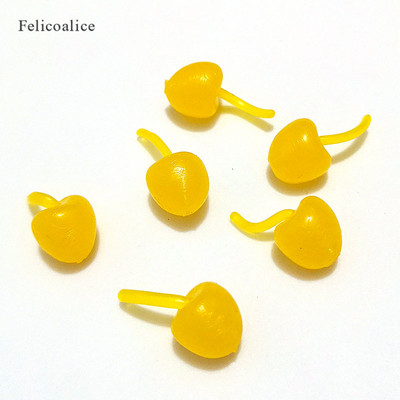 20 gab 3D simulācijas augļu viltus ķiršu/melleņu/zemeņu sveķu miniatūras mākslas Cabochon DIY Dekoratīvās amatniecības scrapbooking