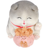 Cūciņa banka Mājas piederumi Kaķa formas monētu konteiners Automašīnas dekors Keramika Darbvirsmas taupīšana Izsmalcināts pods Vinils Apburošs bērns