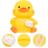 Duck Coin Bank tárolótartály otthoni asztali dekorációval formázott tégelyben, remek malacka bakelit rajzfilm