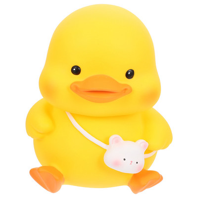 Duck Coin Bank tárolótartály otthoni asztali dekorációval formázott tégelyben, remek malacka bakelit rajzfilm