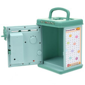 Elektriskā cūciņa banka Desktop Rotaļlietas Parole Monētu var elektroniski Saving Pot Digital Jar Box