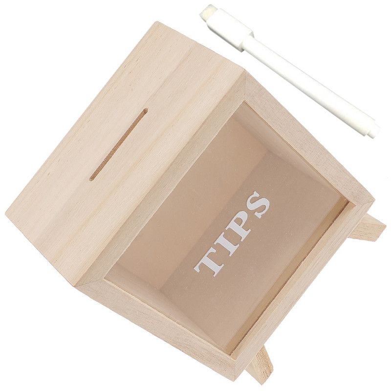 Cūciņa banka nesalaužama koka nauda radošs koka automašīnas monētu konteiners, caurspīdīgs, mīļš pārnēsājamas taupīšanas kastes dekors