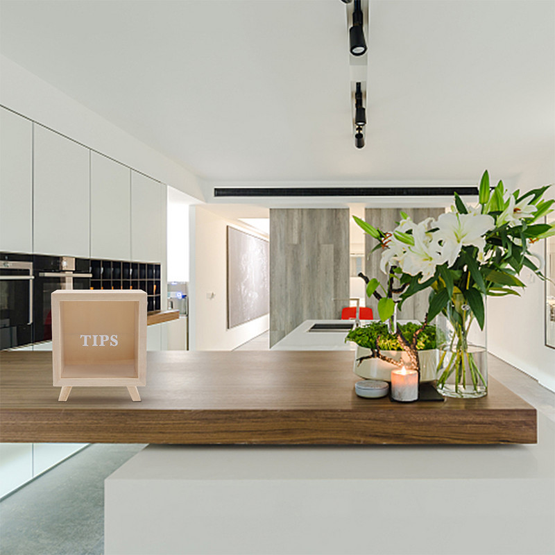 Cūciņa banka nesalaužama koka nauda radošs koka automašīnas monētu konteiners, caurspīdīgs, mīļš pārnēsājamas taupīšanas kastes dekors