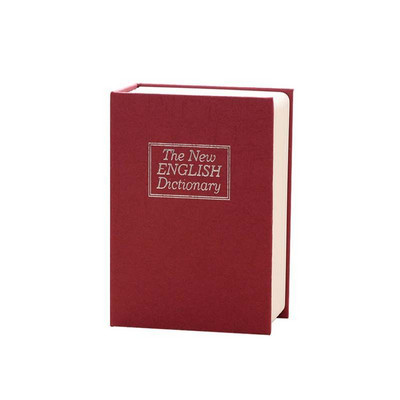 Vārdnīca Naudas krātuve Seifs Mini grāmatu Cūciņa banka ar atslēgu skapīti Naudas monētas Slēpta Noslēpuma glabāšana Juvelierizstrādājumu slēdzenes kaste