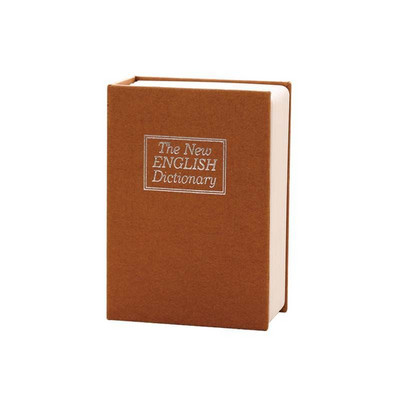 Vārdnīca Naudas krātuve Seifs Mini grāmatu Cūciņa banka ar atslēgu skapīti Naudas monētas Slēpta Noslēpuma glabāšana Juvelierizstrādājumu slēdzenes kaste