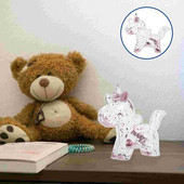 Egyszarvú pénzbank fiú malacka átlátszó műanyag, imádnivaló edény Imádnivaló pénzes edény állat Ps gyerekek megmentése kisgyermek