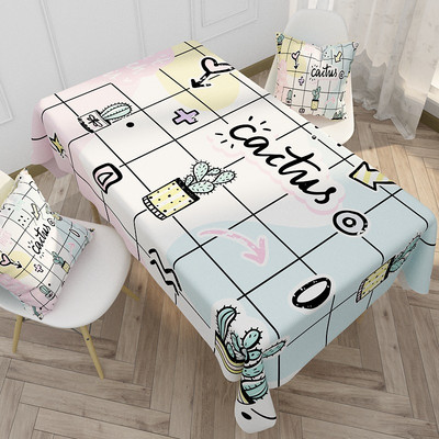 Vasaras augļu sērijas Taisnstūra galdauts svētku ballīšu rotājumi Ūdensizturīgs atkārtoti lietojams galdauts virtuves pusdienu galda dekorēšanai