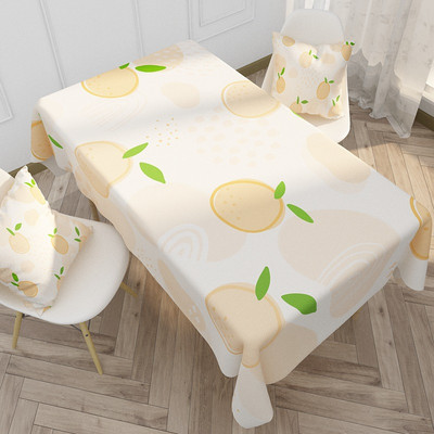 Vasaras augļu sērijas Taisnstūra galdauts svētku ballīšu rotājumi Ūdensizturīgs atkārtoti lietojams galdauts virtuves pusdienu galda dekorēšanai