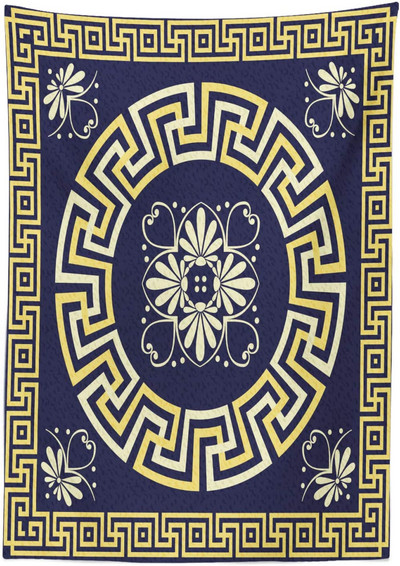 Jūras okeāna tematikas modes ūdensnecaurlaidīgs galdauts kāzu dekors Taisnstūra galda pārklājs svētku ballītes virtuves dekoru aksesuāri