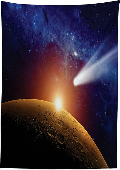 Jūras okeāna tematikas modes ūdensnecaurlaidīgs galdauts kāzu dekors Taisnstūra galda pārklājs svētku ballītes virtuves dekoru aksesuāri