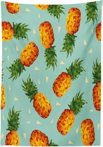 Jūras okeāna tematikas modes ūdensnecaurlaidīgs galdauts kāzu dekors Taisnstūra galda pārklājs svētku ballītes virtuves dekoru aksesuāri