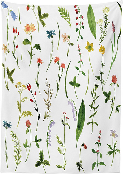 Jūras okeāna tematikas modes ūdensnecaurlaidīgs galdauts kāzu dekors Taisnstūra galda pārklājs svētku ballītes virtuves dekoru aksesuāri