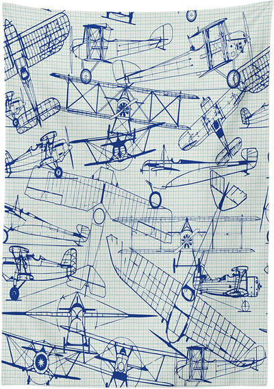 Jūras okeāna tematikas modes ūdensnecaurlaidīgs galdauts kāzu dekors Taisnstūra galda pārklājs svētku ballītes virtuves dekoru aksesuāri