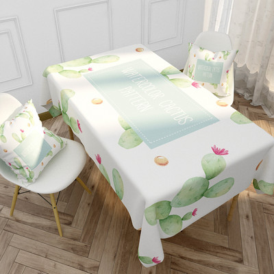 Vasaros citrinos vaisių stačiakampio staltiesės virtuvės stalo dekoravimas Daugkartinio naudojimo vandeniui atspari staltiesė Šventinis vakarėlio vestuvių dekoravimas