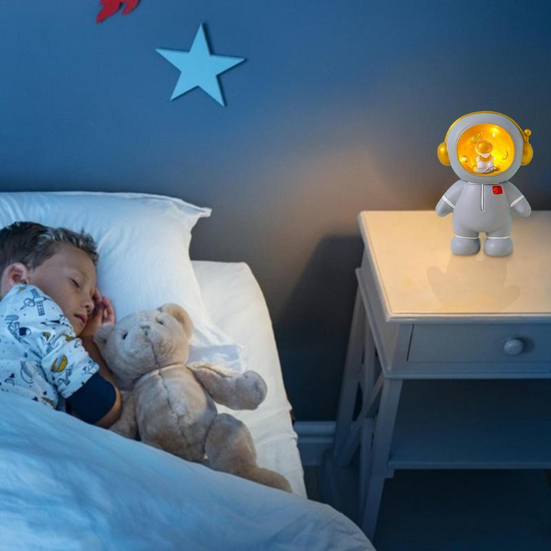JAUNA Astronaut LED Night Light Desktop Astronaut Lamp Nakts gaismas galda lampa Guļamistabas istabas dekorēšanai Dekoratīva cūciņa banka
