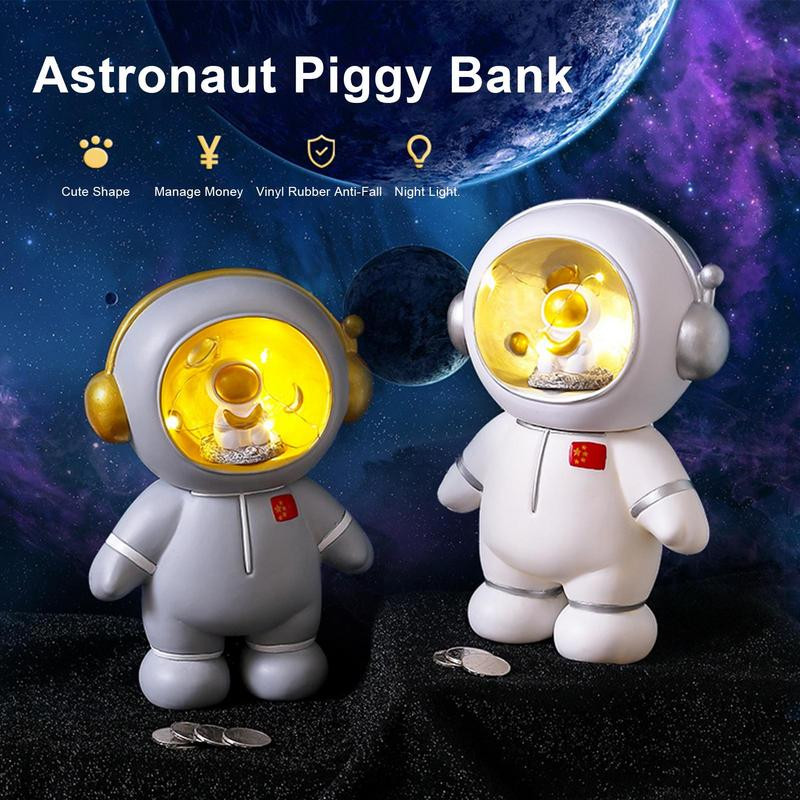 JAUNA Astronaut LED Night Light Desktop Astronaut Lamp Nakts gaismas galda lampa Guļamistabas istabas dekorēšanai Dekoratīva cūciņa banka