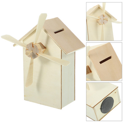 „Pasidaryk pats“ Piggy Bank Jūsų pačių pinigų keitimo konteineris Nebaigti monetų amatai vaikams