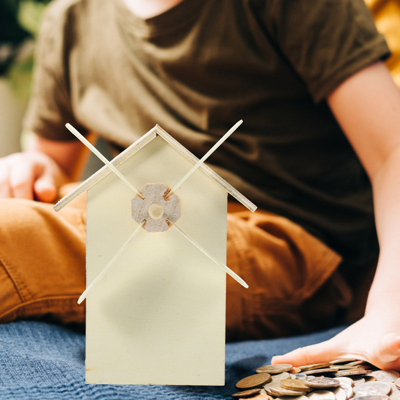 „Pasidaryk pats“ Piggy Bank Jūsų pačių pinigų keitimo konteineris Nebaigti monetų amatai vaikams