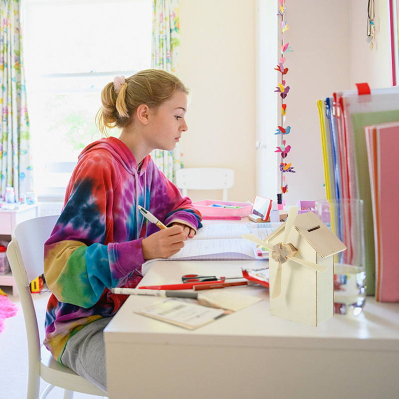 „Pasidaryk pats“ Piggy Bank Jūsų pačių pinigų keitimo konteineris Nebaigti monetų amatai vaikams