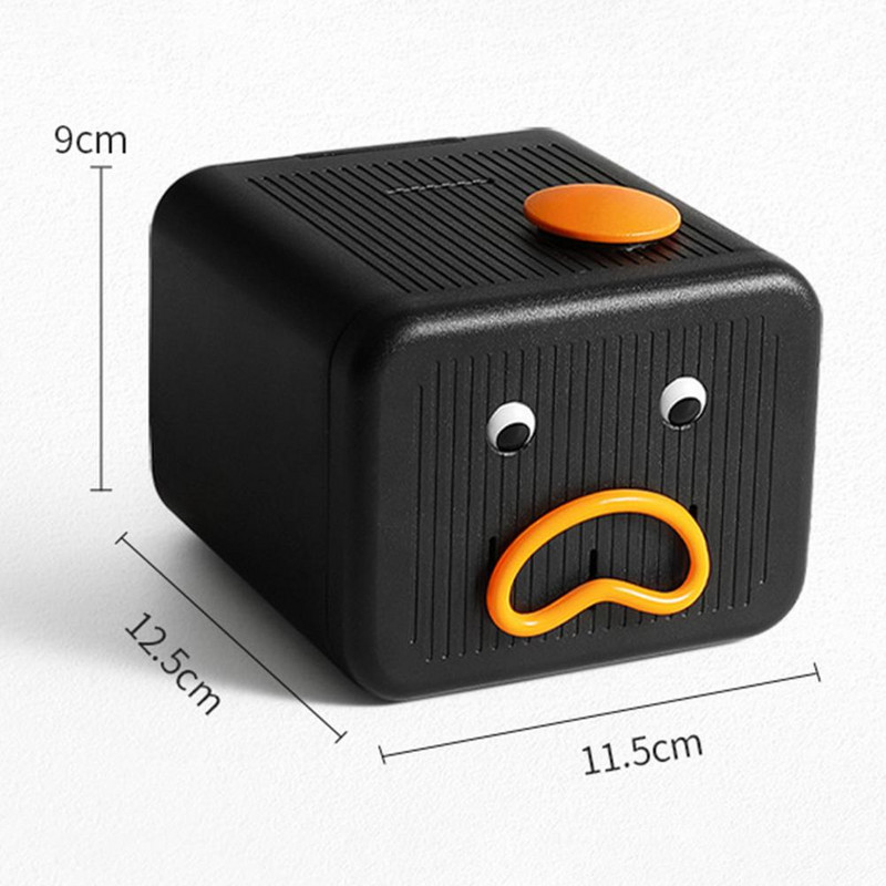 Elektromos malacpersely takarékdoboz gyerekeknek Ajándék aranyos emberi arc mozgó arckifejezés nagy kapacitású takaréktartó edény dísz műanyag rajzfilm