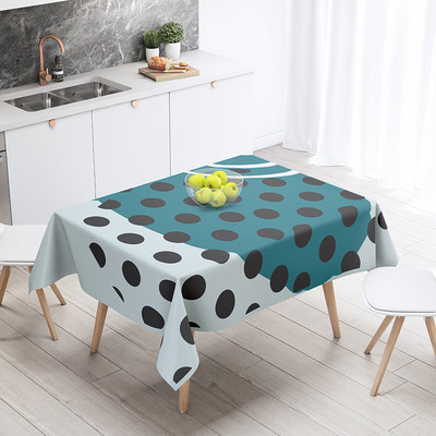Viegls, grezns Eiropas galdauts, ūdensnecaurlaidīgs galda paklājs Taisnstūra pusdienu galds rakstāmgalds tējas galda pārklājs kāzu dekors mājas dekors