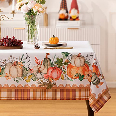 Ziemassvētku ziemeļbriežu un sniegpārsliņu dekorēšana Iegarenas galdauts Kāzu dekors Kafijas galdiņa dekors Ēdamistabas Ūdensizturīgs galdauts