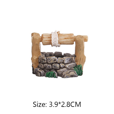 Mikro kraštovaizdžio ornamentas Miniatiūrinis švyturys Vandens šulinio tiltas Vintažinis namas Pasakų sodas Amatai „Pasidaryk pats“ Mini namų dekoro figūrėlės