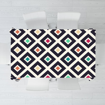 Kafijas raksts Modes galdauts Ūdensizturīgs pusdienu galds Kāzu ballīte Taisnstūrveida galdauts Svētku virtuves dekoru aksesuāri