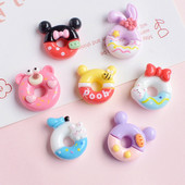 10 gab. Jauns mini, glīts, 20–25 mm dzīvnieku multfilmu virtuļu sērija, plakana aizmugure, sveķi