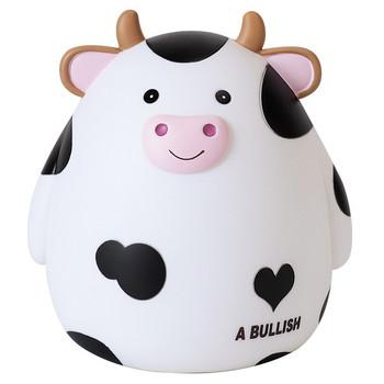 Cute Cow Vinyl Piggy Bank Κουτιά χρημάτων Αποθήκευση Παιδικά παιχνίδια Διακόσμηση σπιτιού Κουμπαράς χρημάτων Κουμπαράς γενεθλίων για παιδιά