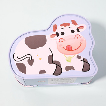 1 бр. Прекрасна кутия за спестяване на млечна крава Касичка Тенекиена кутия за пари Резервоар за съхранение на пари