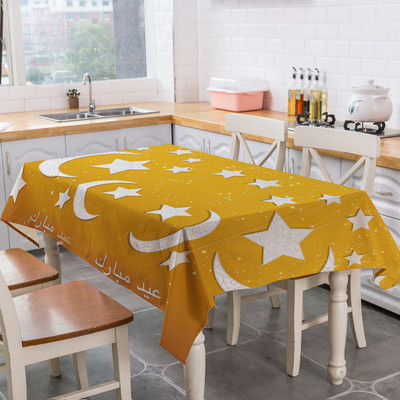 Musulmaņu islāma galdauts Halal ūdensnecaurlaidīgs galdauts.