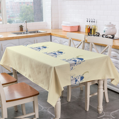 Musulmaņu islāma galdauts Halal ūdensnecaurlaidīgs galdauts.