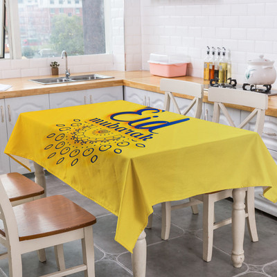 Musulmaņu islāma galdauts Halal ūdensnecaurlaidīgs galdauts.