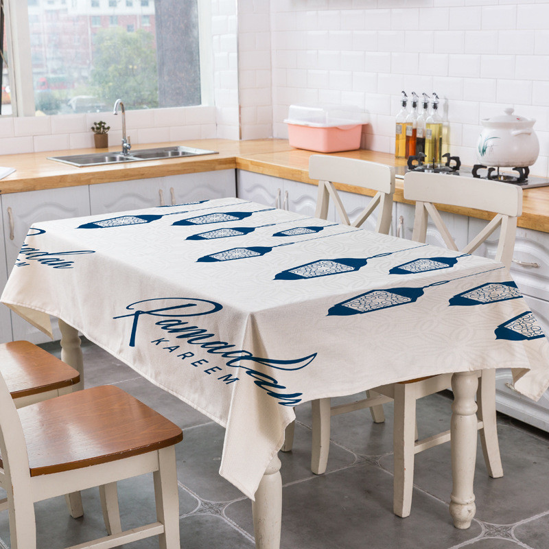 Musulmaņu islāma galdauts Halal ūdensnecaurlaidīgs galdauts.