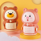 Jauka Lāča cūciņa banka bērniem Multfilmu krājkaste Elektroniskā glabāšanas kaste Monētu naudas taupītājs Dzīvnieks Diy Radoša naudas taupīšanas kaste