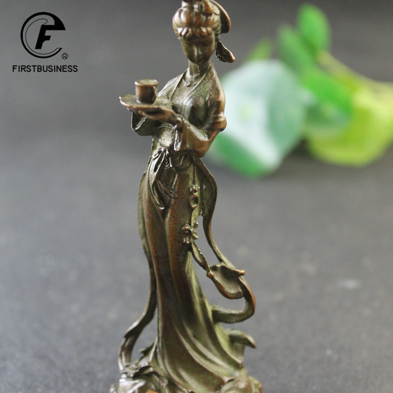 Antīks varš Senās ķīniešu viesmīles figūriņas Rotājumi Vintage mājas dekori viesistabai Biroja galdu rotājumi Amatniecība