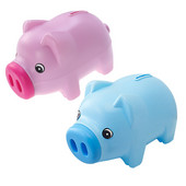 2 τμχ Lovely Penny Bank Kids Money Box Βάζο αποθήκευσης χρημάτων Κινούμενα σχέδια Piggy Bank Kids