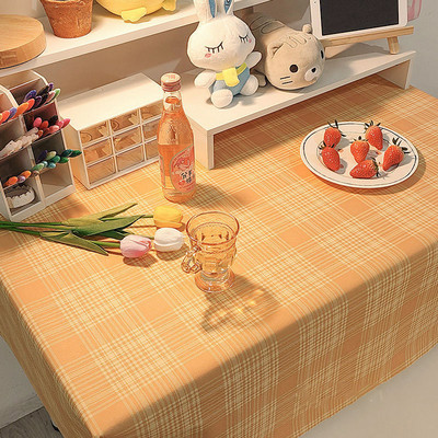 Vienkāršs modes rūtains rakstāmgalda audums tējas galdauts rakstāmgalds studentiem galda paklājs ēdamistabas galdauts pusdienu galds mājas dekors