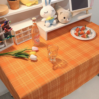 Vienkāršs modes rūtains rakstāmgalda audums tējas galdauts rakstāmgalds studentiem galda paklājs ēdamistabas galdauts pusdienu galds mājas dekors