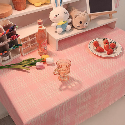 Vienkāršs modes rūtains rakstāmgalda audums tējas galdauts rakstāmgalds studentiem galda paklājs ēdamistabas galdauts pusdienu galds mājas dekors