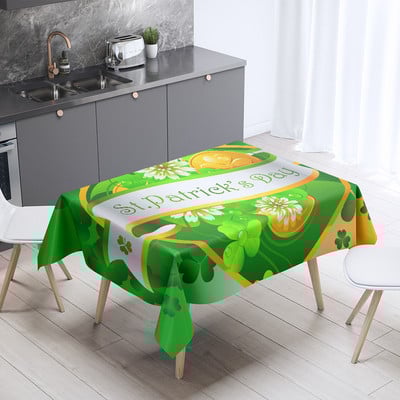 Mūsdienīgs mājas dekors Ūdensizturīgs ēdamistabas galdauts Viegls luksusa Eiropas taisnstūrveida galdauts Senior Sense kāzu dekors