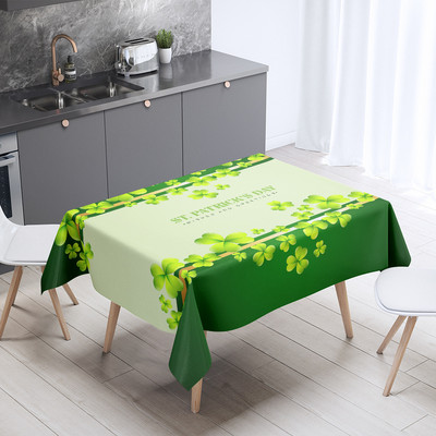 Mūsdienīgs mājas dekors Ūdensizturīgs ēdamistabas galdauts Viegls luksusa Eiropas taisnstūrveida galdauts Senior Sense kāzu dekors