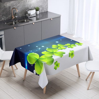 Mūsdienīgs mājas dekors Ūdensizturīgs ēdamistabas galdauts Viegls luksusa Eiropas taisnstūrveida galdauts Senior Sense kāzu dekors