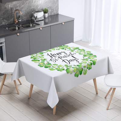 Mūsdienīgs mājas dekors Ūdensizturīgs ēdamistabas galdauts Viegls luksusa Eiropas taisnstūrveida galdauts Senior Sense kāzu dekors