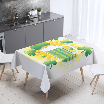 Mūsdienīgs mājas dekors Ūdensizturīgs ēdamistabas galdauts Viegls luksusa Eiropas taisnstūrveida galdauts Senior Sense kāzu dekors