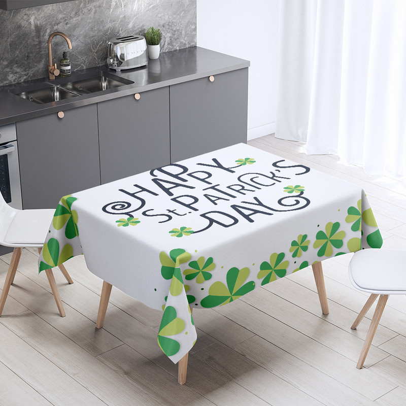 Mūsdienīgs mājas dekors Ūdensizturīgs ēdamistabas galdauts Viegls luksusa Eiropas taisnstūrveida galdauts Senior Sense kāzu dekors