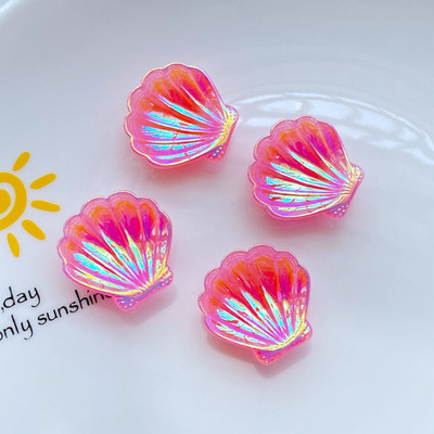 10Gb Jauna Kawaii Cute karikatūra Shiny Shells Series Flat Back Resin Cabochons Scrapbooking DIY Juvelierizstrādājumi Amatniecības apdares aksesuāri