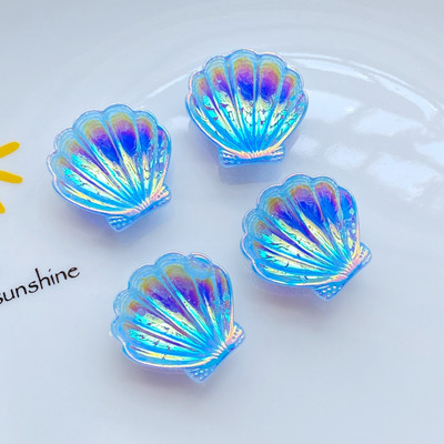 10Gb Jauna Kawaii Cute karikatūra Shiny Shells Series Flat Back Resin Cabochons Scrapbooking DIY Juvelierizstrādājumi Amatniecības apdares aksesuāri