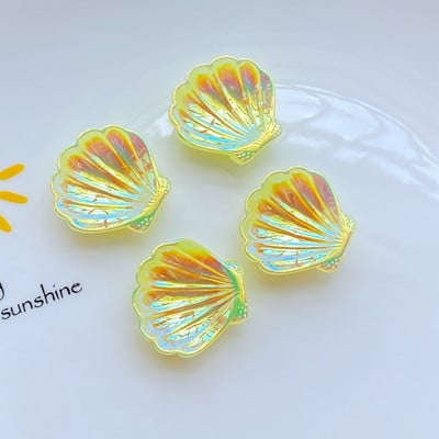 10Gb Jauna Kawaii Cute karikatūra Shiny Shells Series Flat Back Resin Cabochons Scrapbooking DIY Juvelierizstrādājumi Amatniecības apdares aksesuāri